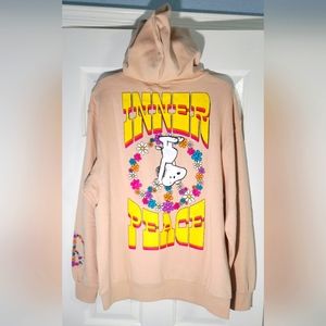 Peanuts "Inner Peace" XL oversized Pullover Sweatshirt Hoodie